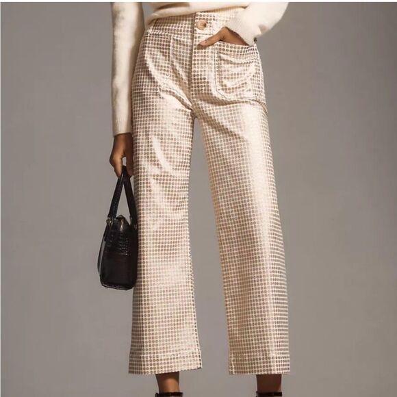 Maeve Pants - Anthropologie Maeve Colette Wide Leg Pants